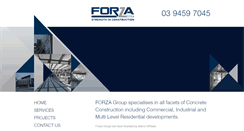Desktop Screenshot of forza-group.com.au